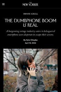 The Dumbphone Boom Is Real